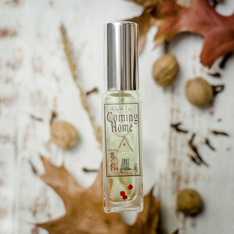 Coming Home Perfume Notes of Vanilla, Spice, Sugar, Oak, Firewood, and Amber A Fragrance for Winter image 1