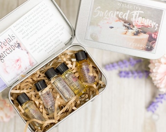 Sugared Flowers Collection Perfume Oil Sampler Giftset