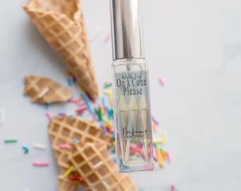 On A Cone Please Perfume | Sweet Gourmand Fragrance of Waffle Cone and Vanilla