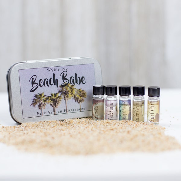 Beach Babe Oil Perfume Sampler Giftset