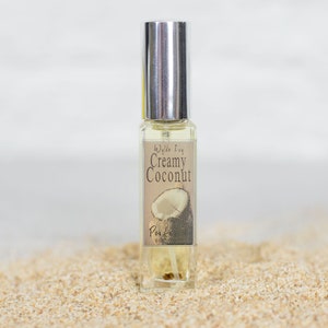 Creamy Coconut Perfume Summer Inspired Fragrance of Sweet Milky Tropical Coconut image 2