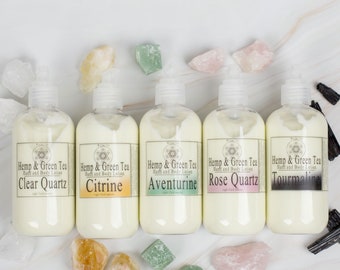 The Crystal Collection Hemp and Green Tea Lotion