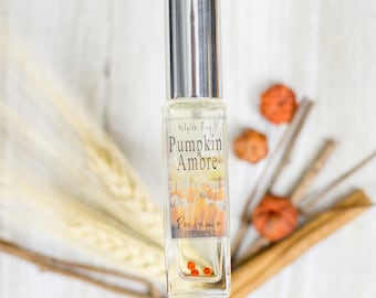 Pumpkin Ambre Perfume | Notes of Pumpkin, Spice, Amber, Vanilla, and Sandalwood