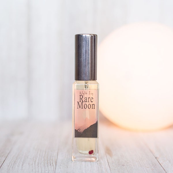 Rare Moon Perfume | Notes of Vanilla, Amber Musk, Vetiver, Plum, and Wild Orchid