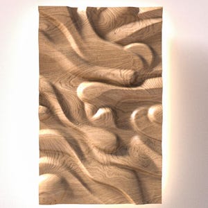 Arquivos CNC para madeira - Arquivos de roteador CNC - Projeto CNC - Arte de parede 3D - Painel de parede STL - Corte de madeira CNC - Decoração de parede 3D - Escultura em madeira CNC
