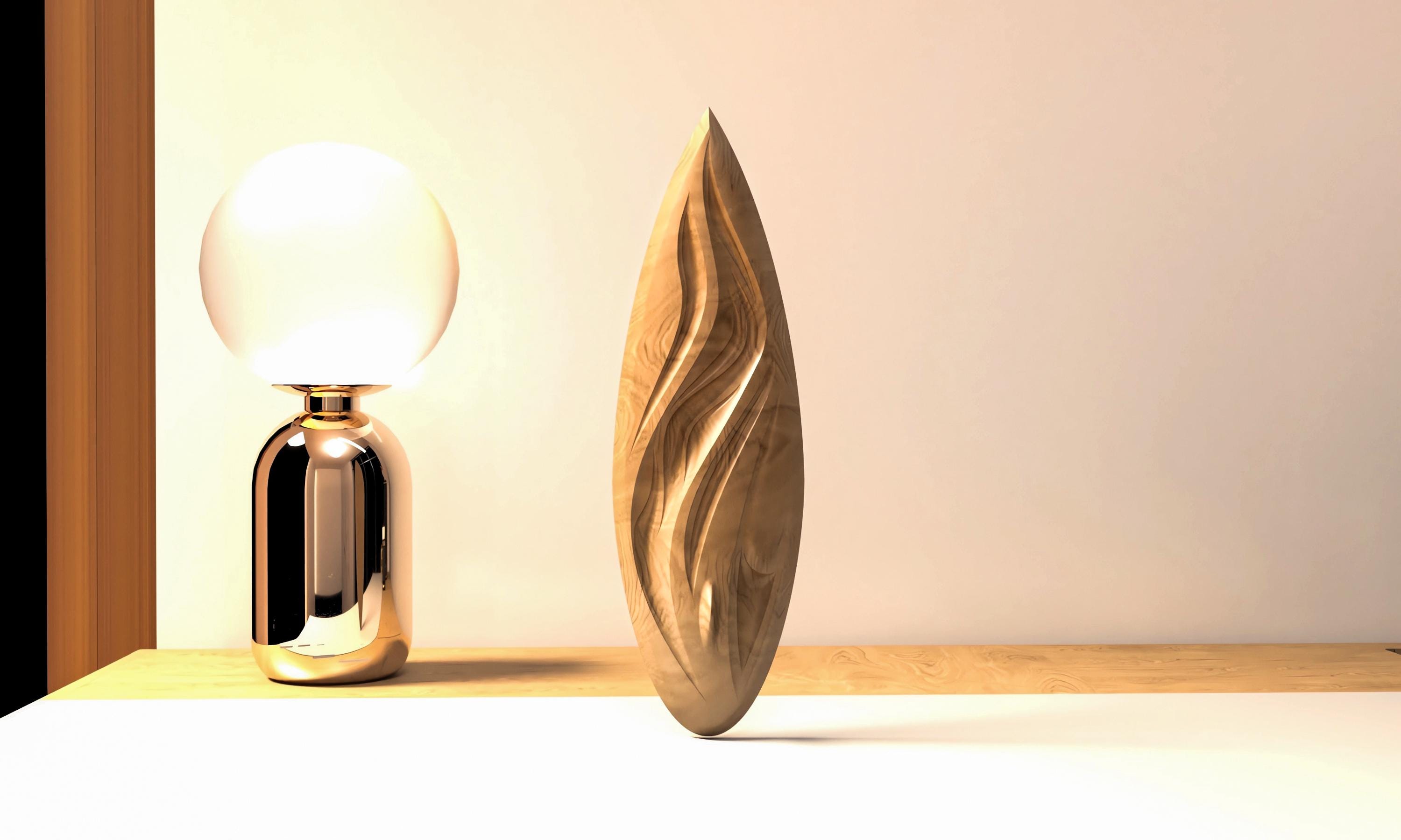 3D Carved Surfboard, CNC Wood Wall Art (stl/obj/dxf Files)