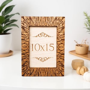 Laser Cut Photo Frame SVG Template: 4x6 Picture Frame