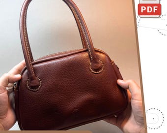 Leather Duchess Bag Pattern: DIY PDF Template