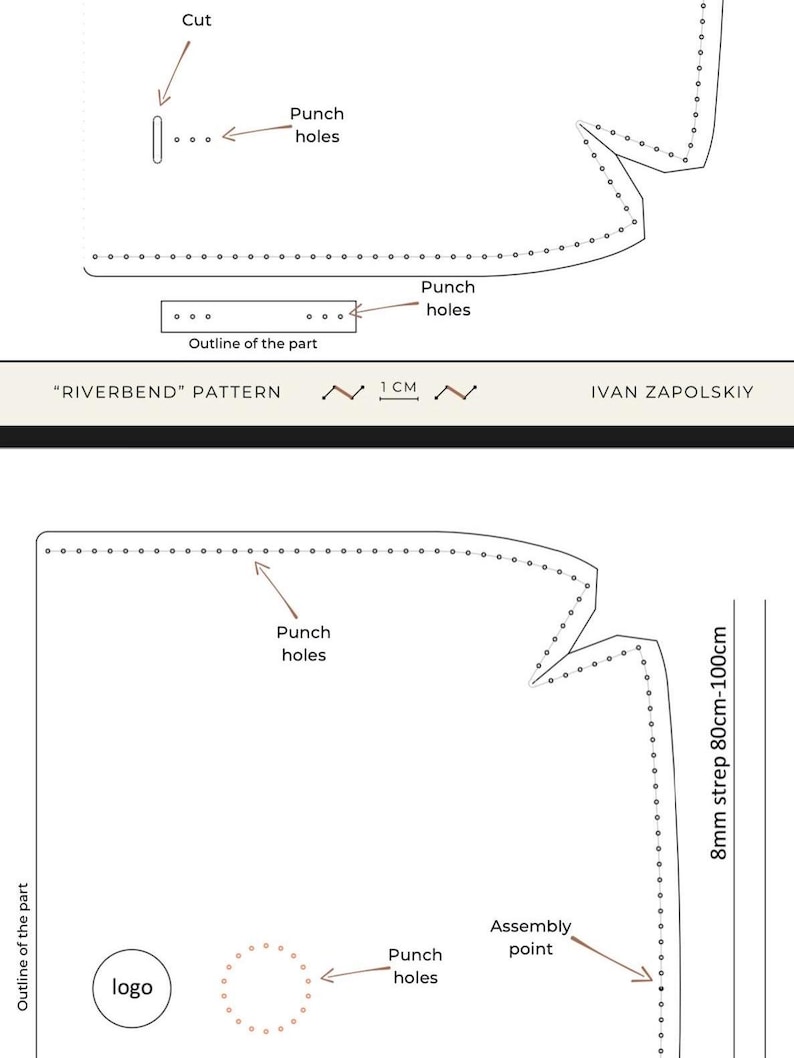 Bag template – PDF file with step-by-step guidance. Make a stylish accessory yourself! This template ensures an easy and enjoyable process, even for beginners. Perfect for handmade projects and everyday use.