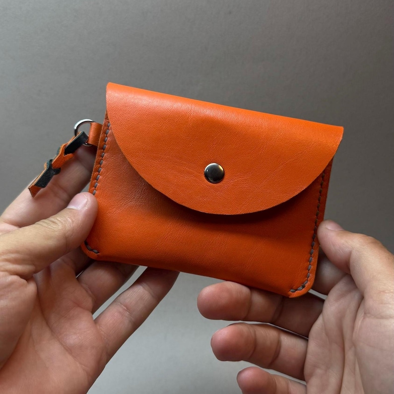 Minimalist Leather Wallet & Coin Purse PDF Pattern - Etsy