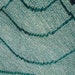 Shibori Kimono Silk Fabic Teal Abstract