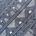Shibori Kimono Silk Blue Geometric