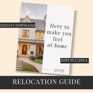 Relocation Guide | Real Estate Local Guide | Real Estate Marketing | Canva Real Estate | Buyer Guide | Relocation | Local Guide Template
