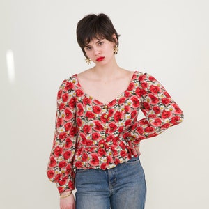 Upcycled Fashion, Dirndl Top, Upcycled Luxury Fashion,  Upcycled Top, Vintage Top, Occasion Wear, Blouse, Upcycled Blouse, Folklore Top