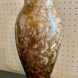large crystalline glazed porcelain vase