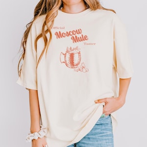 Moscow Mule Shirt | fun cocktail t-shirt | casual vodka lover t-shirt | bachelorette party | unique alcohol gift | Moscow mule enthusiast