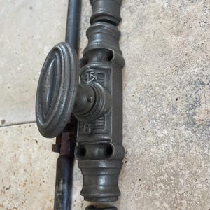 Vintage Window Hardware. Antique Camion Frères French Crémone.