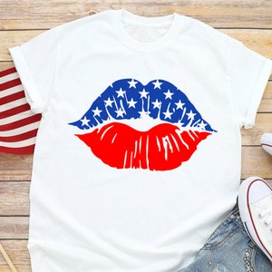 Fourth of July Lips 2021 Shirt,Freedom Shirt,4th Of July Shirt, Patriotic Shirt, Independence Day,Patriotic Family Shirt, Memorial Day