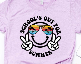 School's Out for Summer Shirt, Teacher Summer Shirt, Summer Shirts for Teachers, Summer Recharge, Teacher Shirts, End Of the School Year