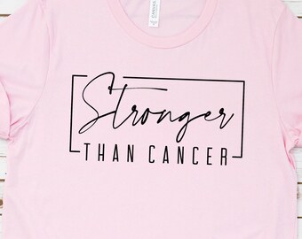 Family Cancer Shirt,Cancer T Shirt, Stronger Than Cancer, Cancer Survivor Shirt,Breast Cancer Shirt, Cancer Tee, Cancer Awareness Tee