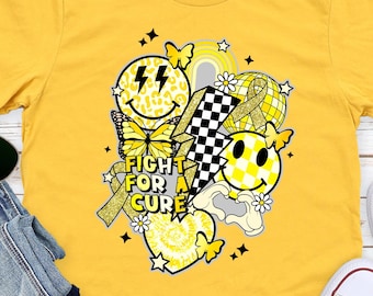 Childhood Cancer Awareness Shirt, Gold Ribbon Shirt, Pediatric Nurse Shirt, Cancer Support Gift, Childhood Cancer Tee