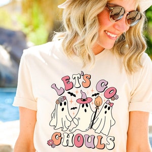 Let&#39;s Go Ghouls Shirt, Funny Halloween Shirt, Fall Shirt, Retro Halloween Shirt, Vintage Halloween Shirt Halloween Shirts, Teacher Shirts