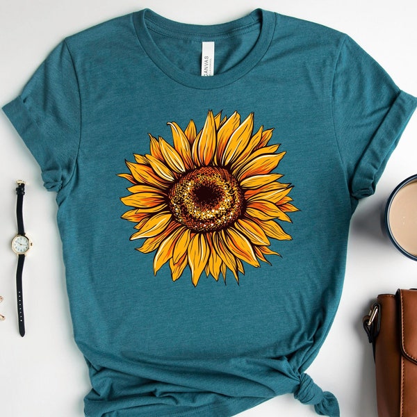 Sunflower Shirt - Etsy