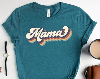 Retro Mama Shirt, Mom Shirt, Mommy Shirt, Gift for Mom, Gift for Her, Mothers Day, Mom Life shirt, Mom to be Shirt, Vintage Mom Shirt,Trendy