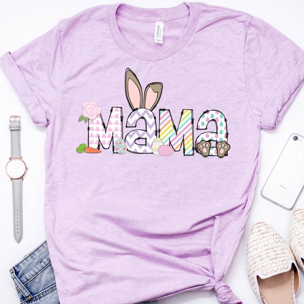 Mama Bunny Shirt, Mama Bunny Easter shirt, Mama Bunny Baby bunny, Pregnancy Shirt, Easter Expecting Mom, Easter Mom Shirt, maternity tee