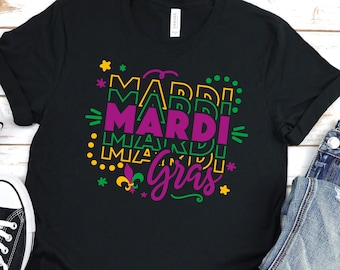 Mardi Gras Shirt, Cute Mardi Gras Shirt, It's Mardi Gras Y'all, New Orleans Shirt, Womens Mardi Gras, NOLA Shirt, Fat Tuesday Shirt