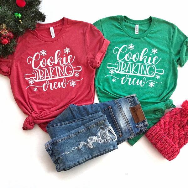 Christmas Baking Shirt - Cookie Baking T Shirts - Christmas Baking Crew - Family Baking Shirts - Matching Baking Shirts - Christmas Shirt