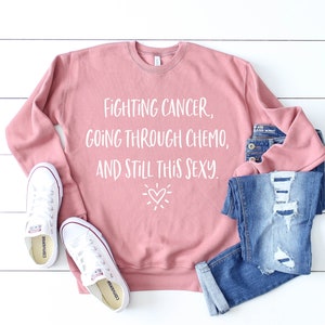 Cancer Warrior Shirt Cancer Survivor Gift Breast Cancer Gift Breast Cancer Shirt Unisex Sweatshirt Stronger Then Cancer sweater Pink sister