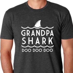 Grandpa Shark Doo Doo Doo Shirt, Shark Birthday Party, Grandpa Tshirt, Fathers Day Gift, Shark Family Shirts, Dad Shark Shirt, Easter Gifts