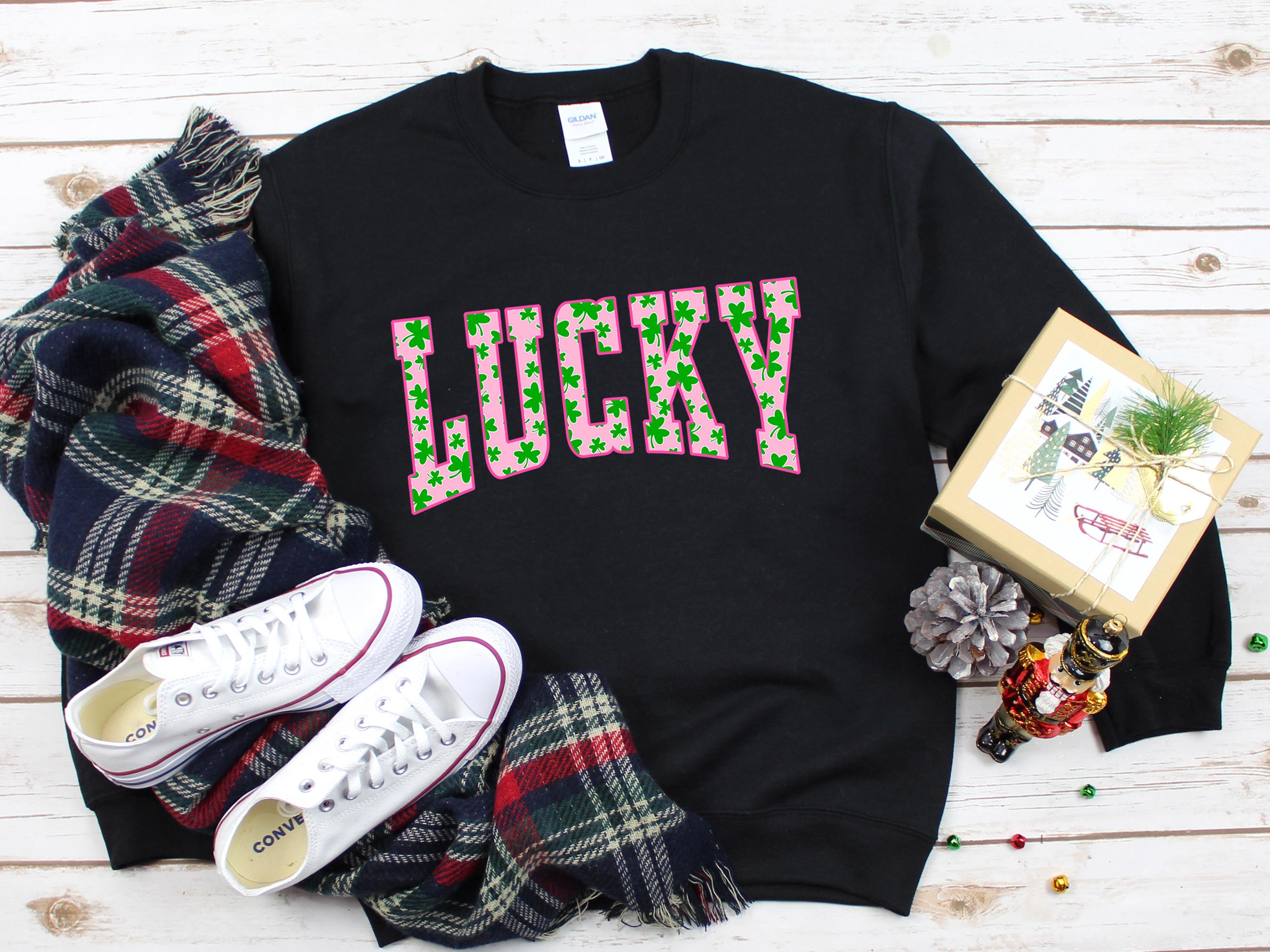 Nuieinu St. Patrick's Day Sweatshirt Women - Sláinte Graphic Pullover, Green Casual Top