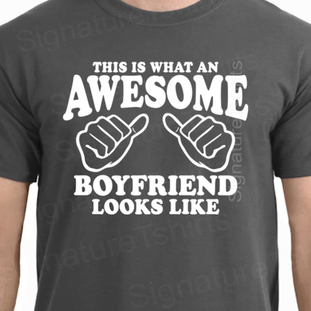 Lustig I Love My Girlfriend T-Shirt - Valentinstag Geschenk Für Ihn