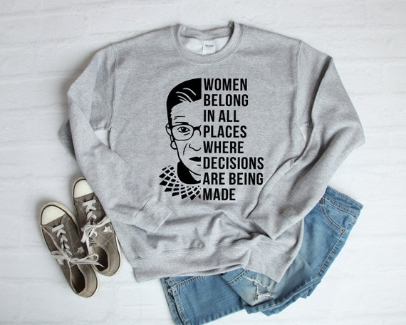 Ruth Bader Ginsburg Rbg Shirt Women Belong In All Places Ruth Bader Ginsburg Rbg Shirt Women Belong In All Places