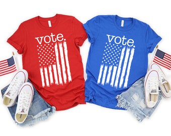 Vote Shirt, Voting Shirt, Political Activism Shirt, Election shirt, American Flag tee, Voter Tee, Vote Shirt for Women Men, 2024 Election