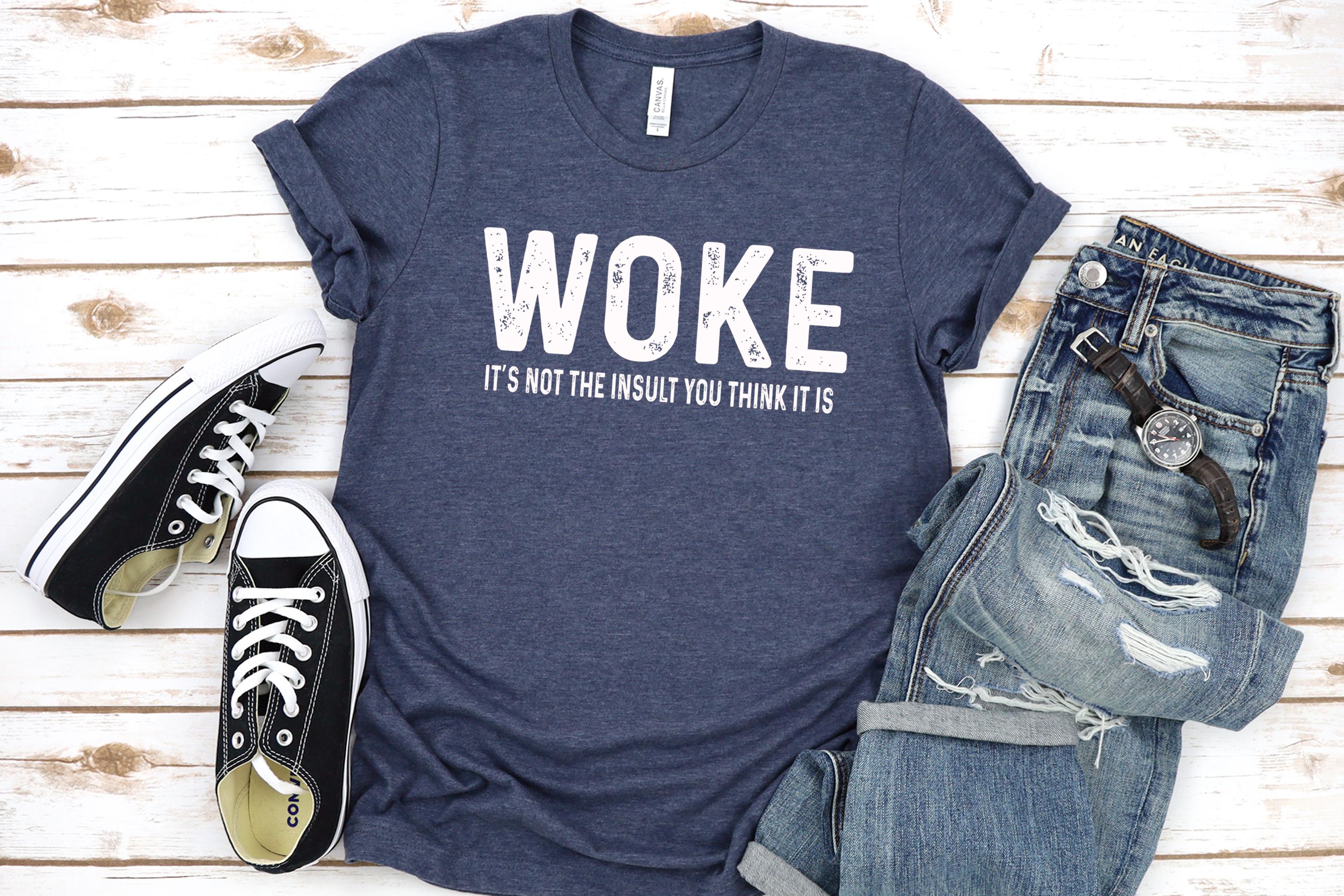 Woke Zero - Maglietta da donna, bianco, S