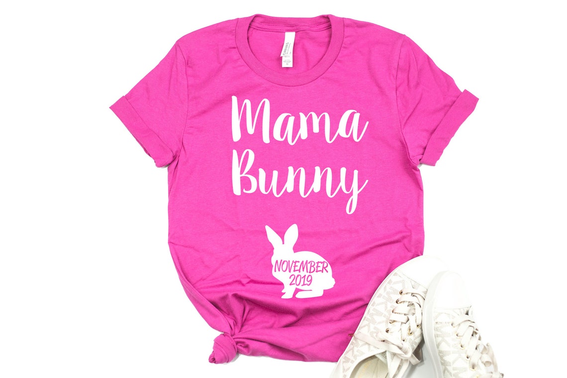 Easter Pregnancy Announcement Shirt Mama Bunny Baby Etsy