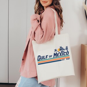 Gulf of Mexico Shirt Gulf Coast Shirt Historical Gulf of Mexico Golfo de Mexico Shirt Gift for Mexico Lover Gulf of Mexico Gift Protest tee TOTE BAG (NATURAL)
