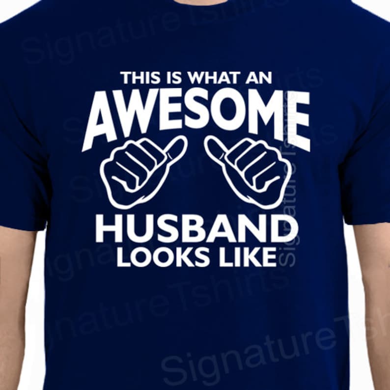 Wedding Gift for Him / New Husband Gifts / This is What an AWESOME HUSBAND Looks Like t shirt Valentines Day Gift for groom Christmas gift image 1