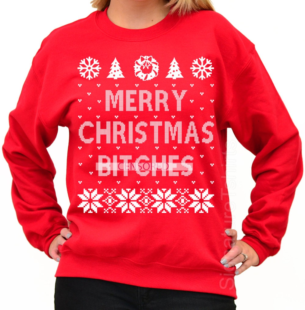Merry shop bitchmas sweater