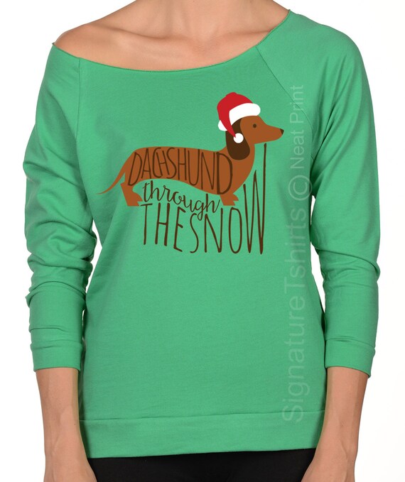 Dachshund christmas cheap sweater womens