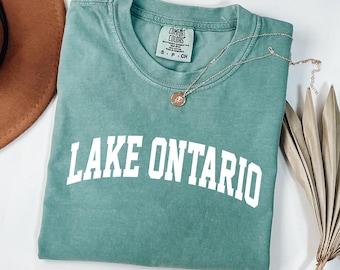 Lake Ontario Comfort Colors® T-Shirt, Lake Ontario FDT Shirt, Lake Life Gift, Protest shirt, Travel Shirt