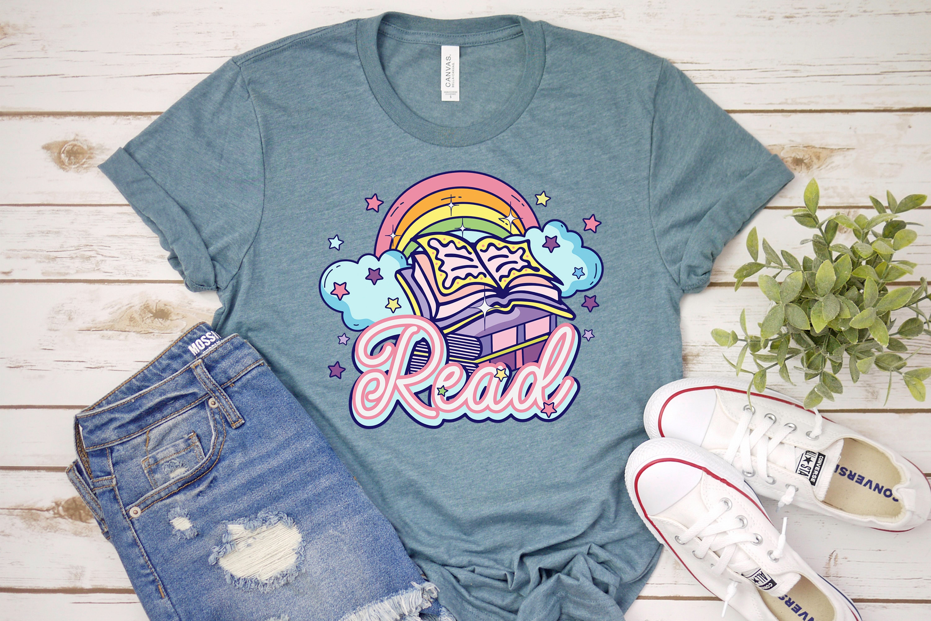 Book Lovers T-Shirt For Women - Reading Teacher Library Book Day Shirt, Comfortable Casual Tee - View #5
