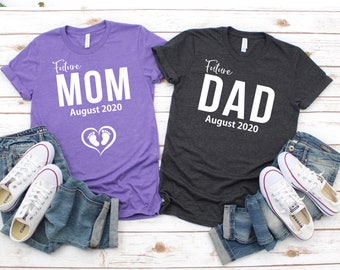 Future Mom Shirt, Pregnancy Announcement Shirt, Couples Shirts, Future Daddy Shirt, Custom Pregnancy Shirt, funny maternity shirt, Preggers