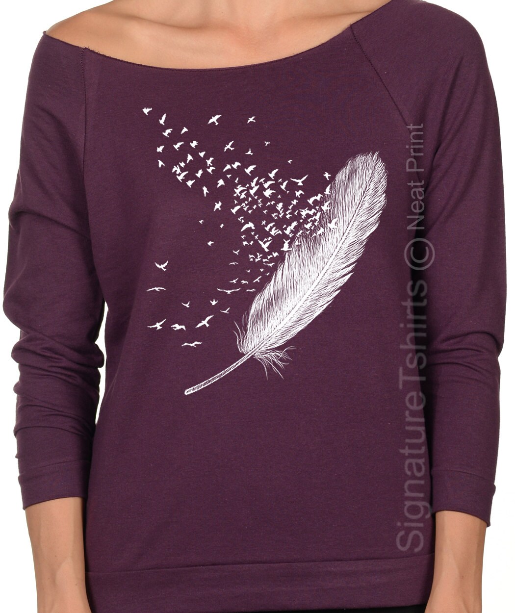 Feather Top Long Sleeve - Etsy