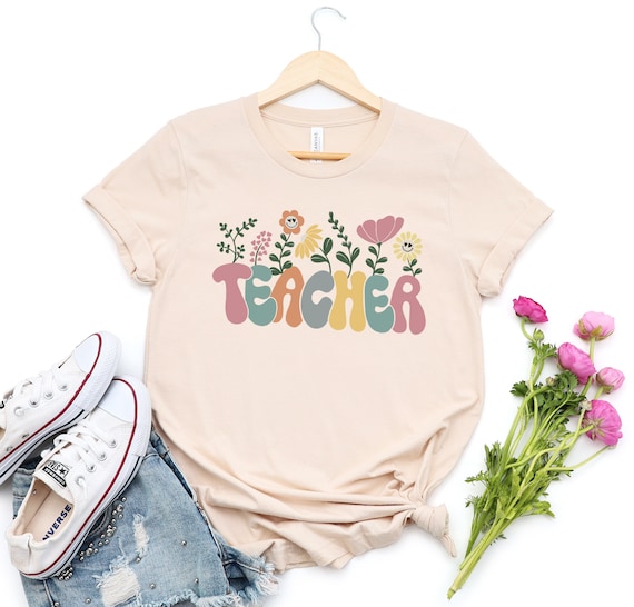 Floral Teacher Tee Floral Teacher Tee