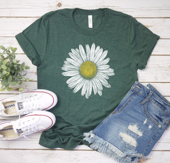 Spring Wildflower Shirt Spring Floral Shirt Flower Shirt 