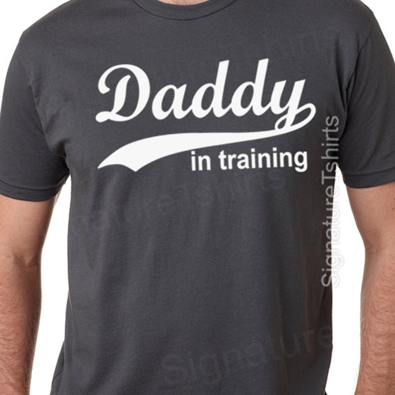 Husband Gift New dad T-shirt Daddy In training Mens T Shirt Funny New baby gift pregnancy announcement womens shirt maternity tee dad to be image 5